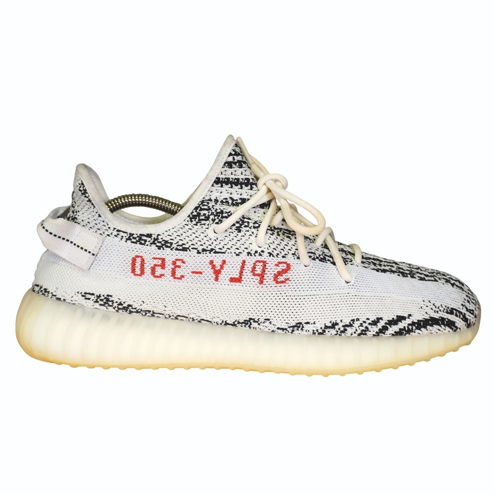 Adidas Yeezy Boost 350 V2 Mens 11 White Zebra CP9654 SPLY-350 Primeknit Sneaker
